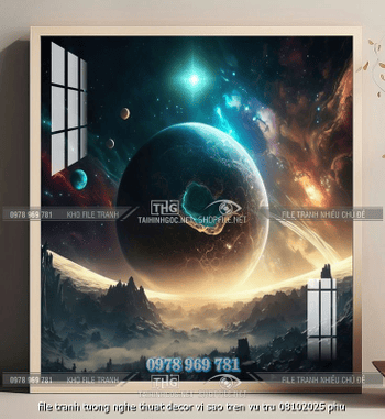 file tranh tuong nghe thuat decor vi sao tren vu tru 08102025 phu