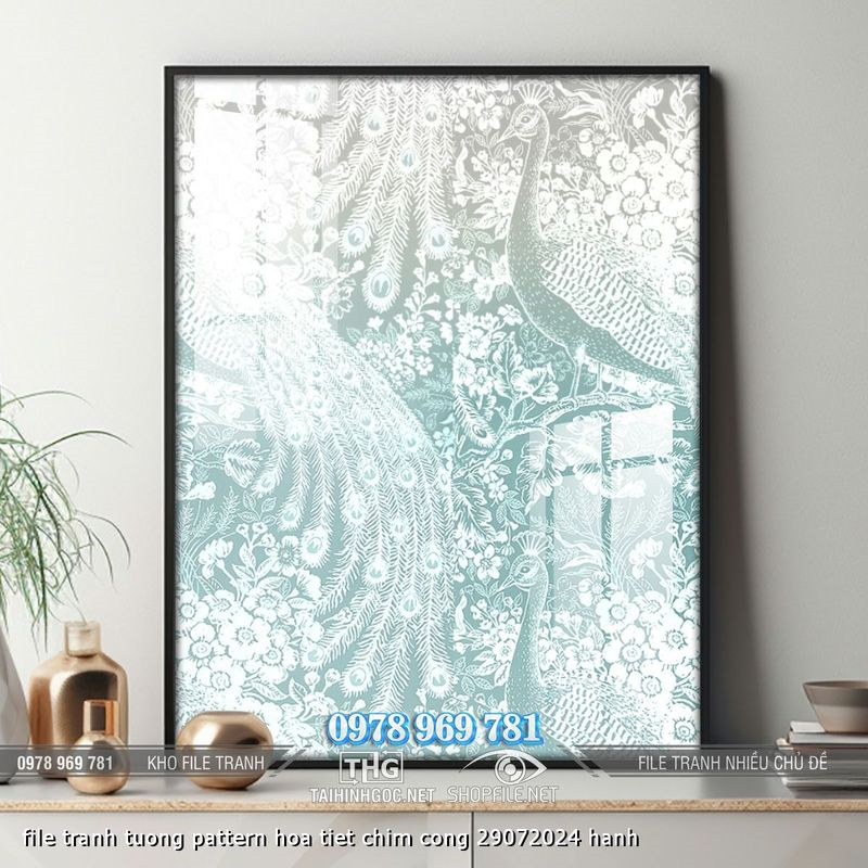 file tranh tuong pattern hoa tiet chim cong 29072024 hanh