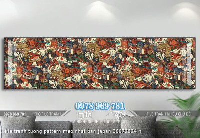 file tranh tuong pattern meo nhat ban japan 30072024 h