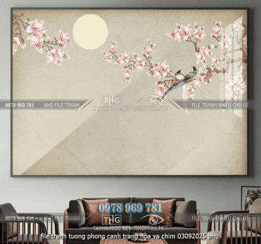 file tranh tuong phong canh trang hoa va chim 03092025 phu