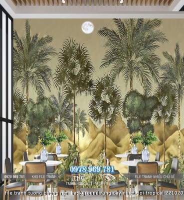 file tranh tuong phong nen background rung cay nhiet doi tropical 22102024 dat