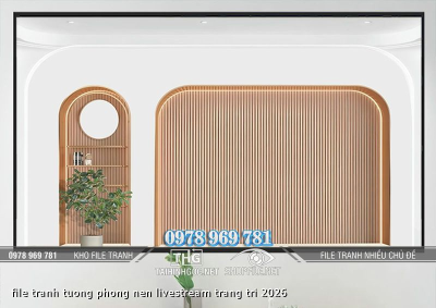 file tranh tuong phong nen livestream trang tri 2026