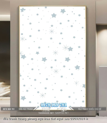 file tranh tuong phong ngu hoa tiet ngoi sao 09092024 h