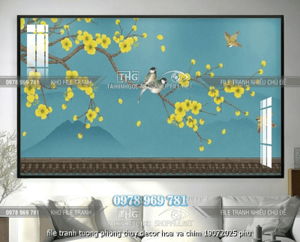 file tranh tuong phong thuy decor hoa va chim 19072025 phu
