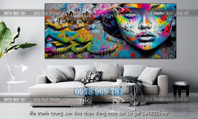 file tranh tuong son dau chan dung mau sac co gai 1842025 ho
