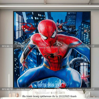 file tranh tuong spiderman du to 16122025 thanh