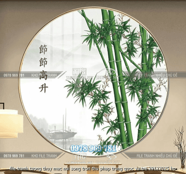 file tranh tuong thuy mac nui song tron thu phap trung quoc va tre 29122025 ho