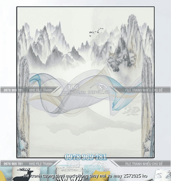 file tranh tuong thuy mac phong thuy nui va may 2572025 ho
