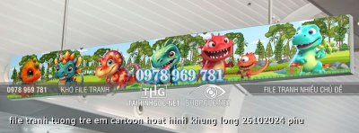 file tranh tuong tre em cartoon hoat hinh khung long 26102024 phu
