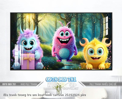 file tranh tuong tre em hoat hinh cartoon 26102024 phu