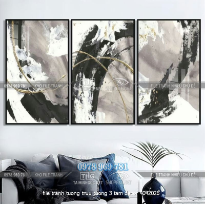 file tranh tuong truu tuong 3 tam decor 4042026