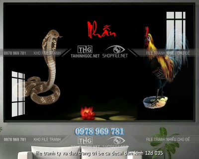 file tranh ty va dau trang tri be ca decal dan kinh 12d 035