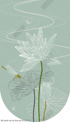 file tranh van da hoa sen kt 150x86