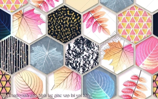 file tranh vanh gho hinh luc giac xep lai voi nhau