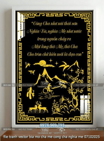 file tranh vector bia mo cha me cong cha nghia me 07102025