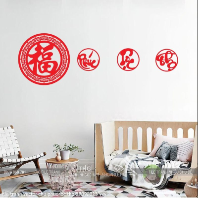 file tranh vector chu phuc loc tho 27092023 vvv