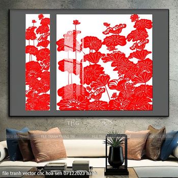 file tranh vector cnc hoa sen 07122023 hanh