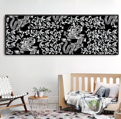 file tranh vector cnc phong tho hoa van rong phuong file tranh vector cnc phong tho hoa van rong phuong
