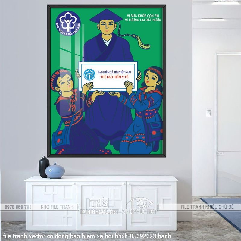 file tranh vector co dong bao hiem xa hoi bhxh 05092023 hanh