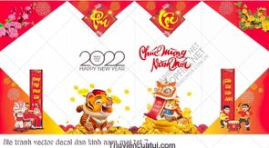 file tranh vector decal dan kinh nam moi tet 7