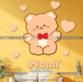 file tranh vector gau momi in an 22092025 nga
