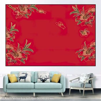 file tranh vector hoa anh dao 08122023 vvv