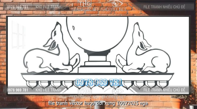 file tranh vector huou doi xung 10072025 nga
