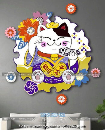 file tranh vector meo than tai 04092025 thanh