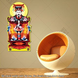 file tranh phong tho vector nam tao bac dau thanh hoang decor