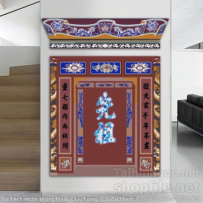 file tranh vector phong tho duc luu huong 31052023 hanh