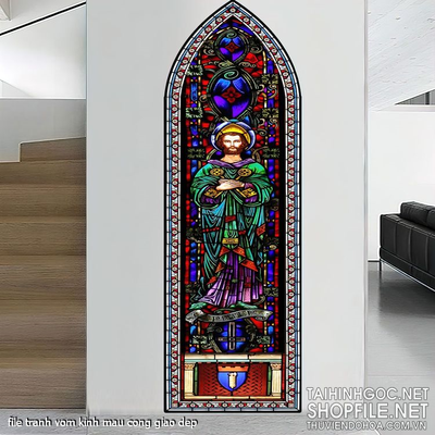 file tranh vom kinh mau cong giao dep