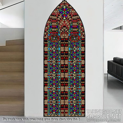 file tranh vom kinh mau cong giao thien chua nha tho 2