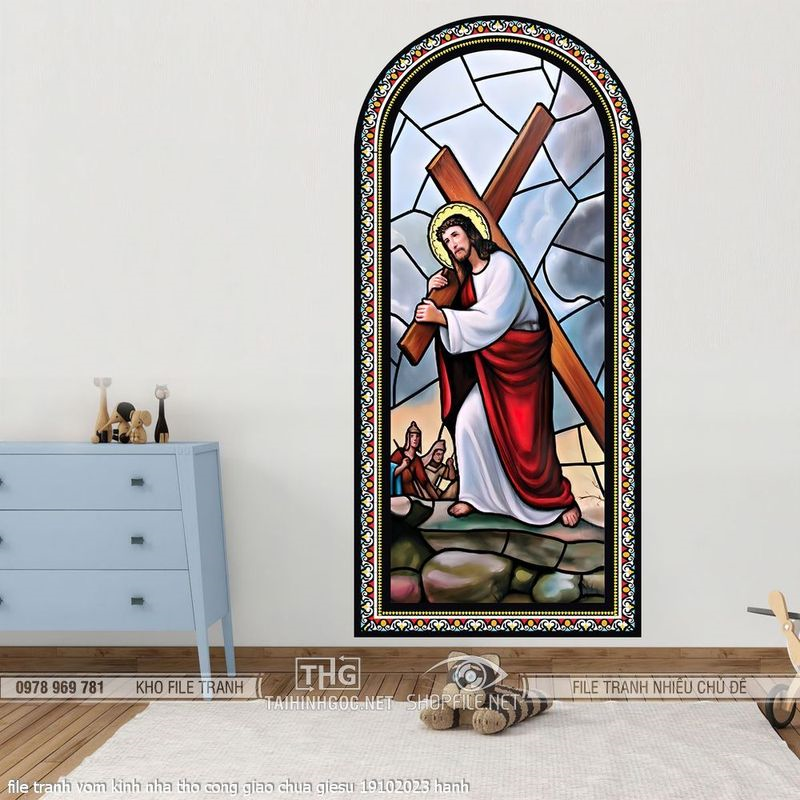 file tranh vom kinh nha tho cong giao chua giesu 19102023 hanh
