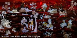 file tranh xa cu kham trai son mai lang que