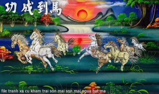 file tranh xa cu kham trai son mai son mai ngua bat ma