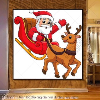 file tranh xe tuan loc cho ong gia noel di phat qua