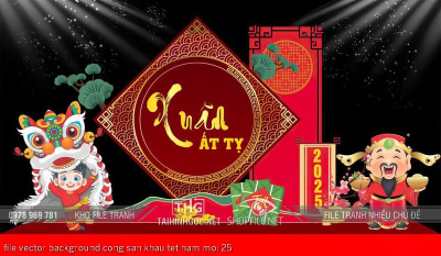 file vector background cong san khau tet nam moi 25 file vector background cong san khau tet nam moi 25