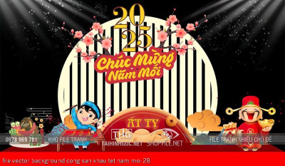 file vector background cong san khau tet nam moi 28 file vector background cong san khau tet nam moi 28