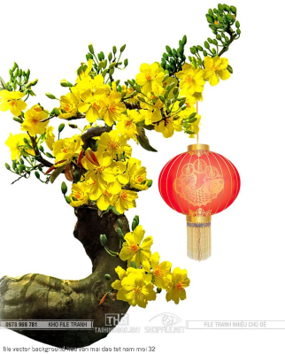 file vector background hoa van mai dao tet nam moi 32