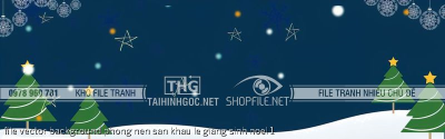 file vector background phong nen san khau le giang sinh noel 1