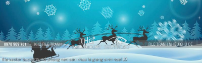 file vector background phong nen san khau le giang sinh noel 10