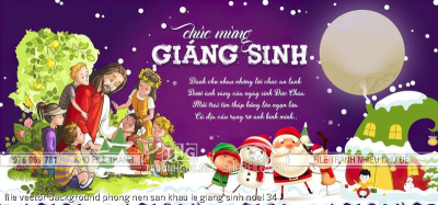 file vector background phong nen san khau le giang sinh noel 34