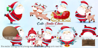 file vector background phong nen san khau le giang sinh noel 40
