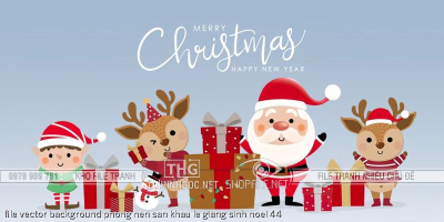 file vector background phong nen san khau le giang sinh noel 44