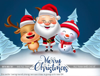 file vector background phong nen san khau le giang sinh noel 54