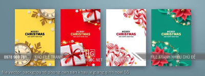 file vector background phong nen san khau le giang sinh noel 55