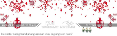 file vector background phong nen san khau le giang sinh noel 7