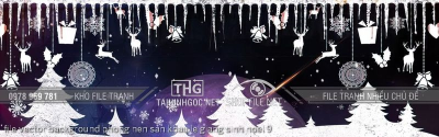 file vector background phong nen san khau le giang sinh noel 9