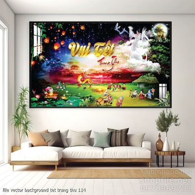 file vector background tet trung thu 114