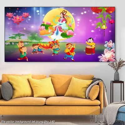 file vector background tet trung thu 140